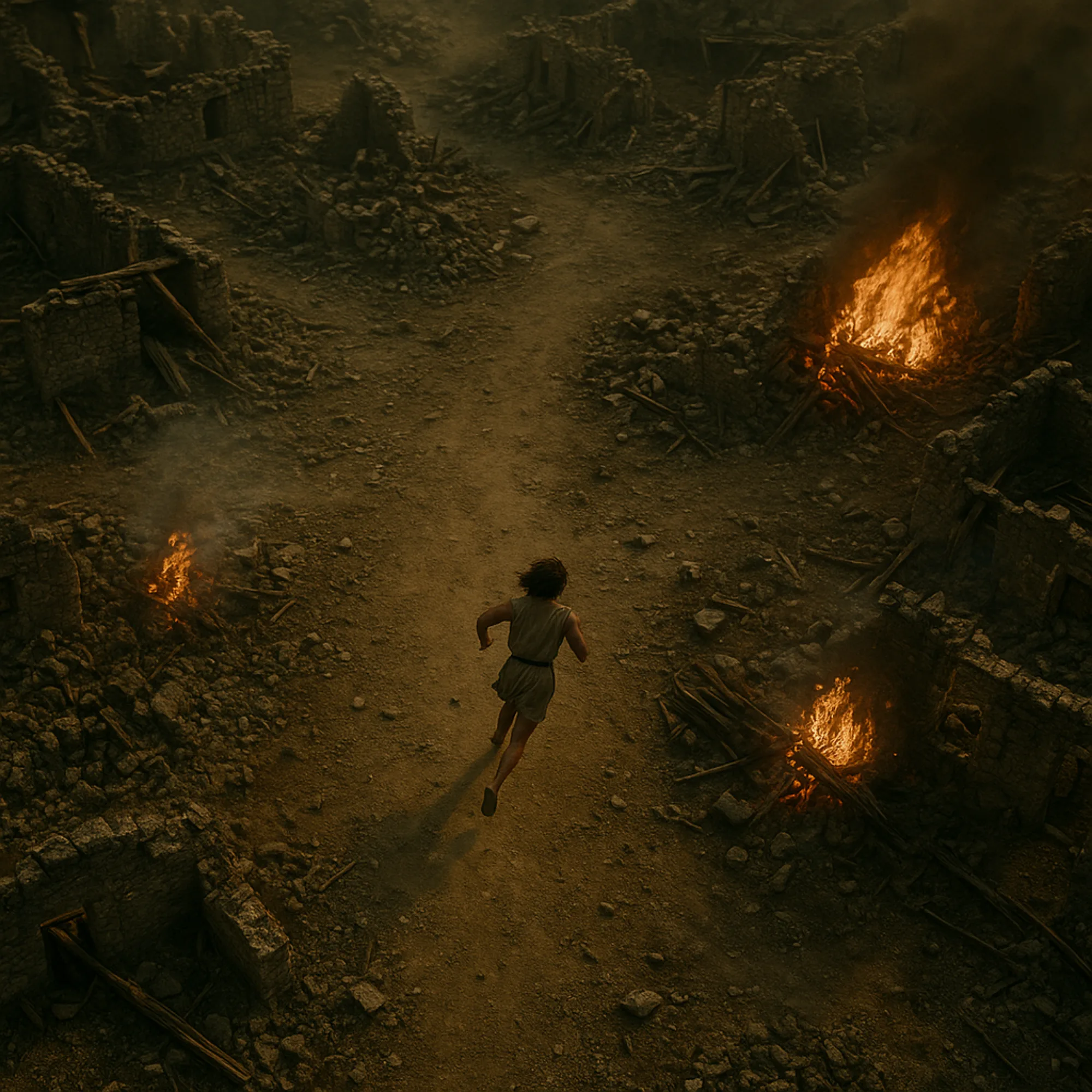 Escape from devastation