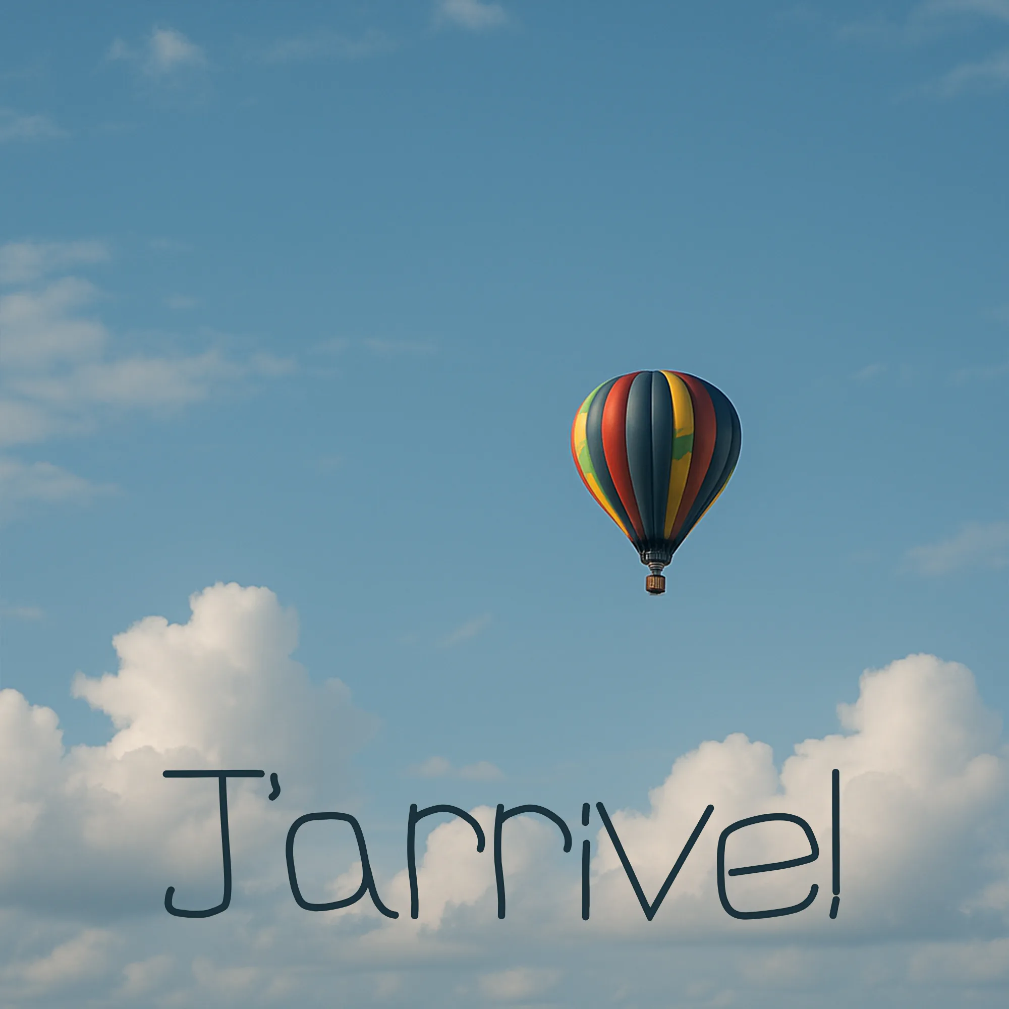 J'arrive!